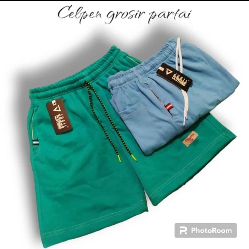 celana pendek pria premium/BOXER/BOARDSHORT DISTRO KATUN TEBAL 100 RB 4 PCS  RANDOM