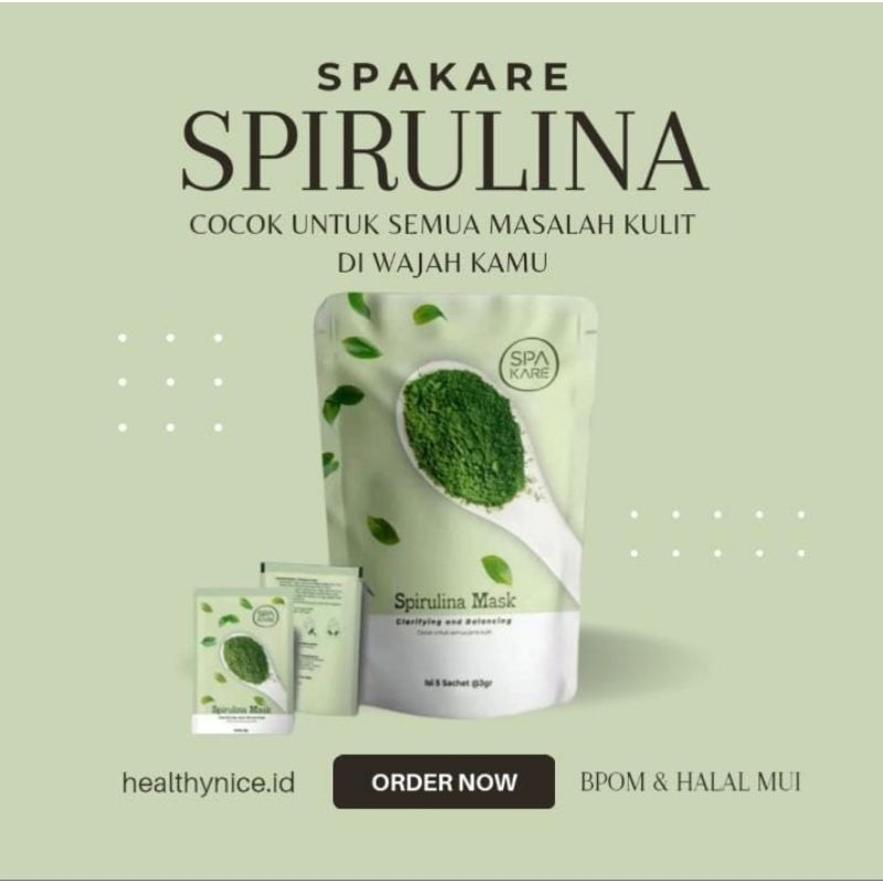 SpakareSpirulinaMask