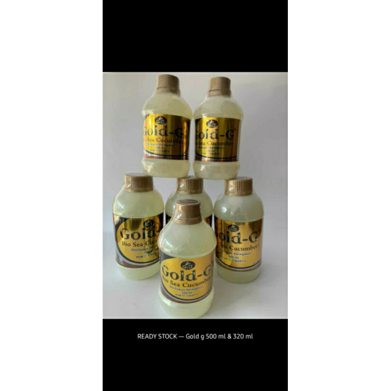 Gold G,Gamat Emas, Jelly Gamat, Sea Cucumber