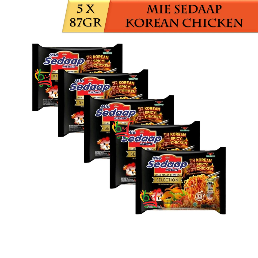 

5PCS Mie Sedaap Korean Goreng Spicy Chicken