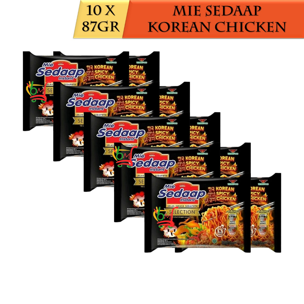 

10PCS Mie Sedaap Korean Goreng Spicy Chicken