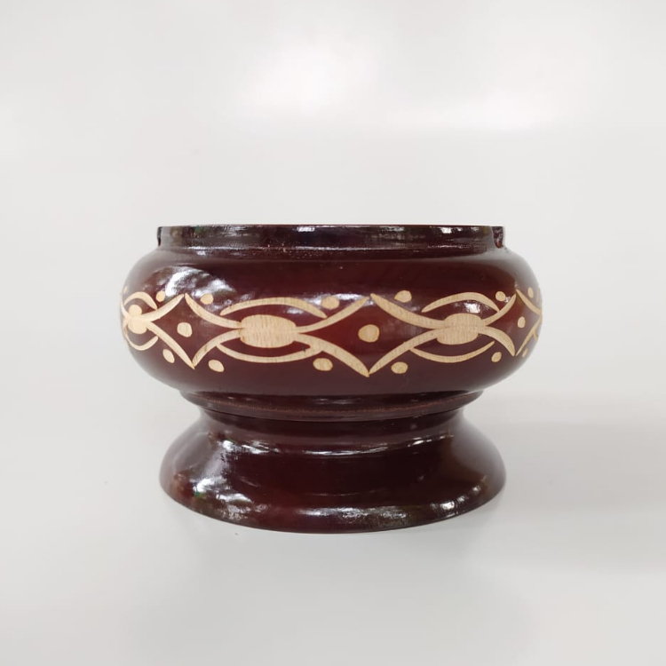 Asbak Motif Kayu Jati Asli