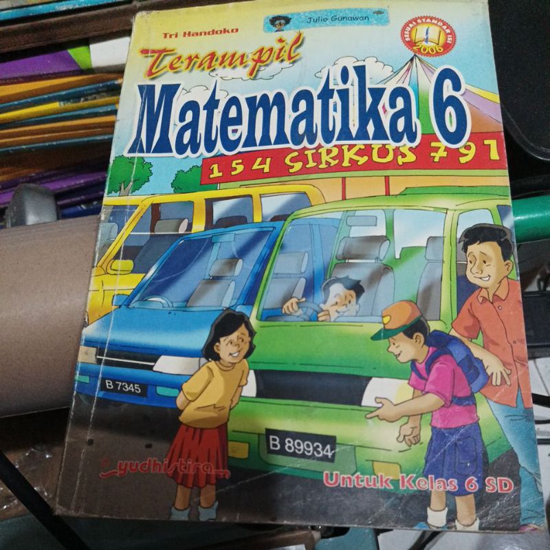 buku matematika kelas 6 sd tri handoko yudistira bekas original