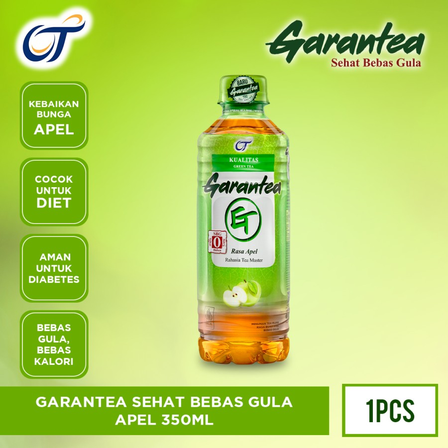 

Garantea Green Tea Apel 350 mL Botol 350mL