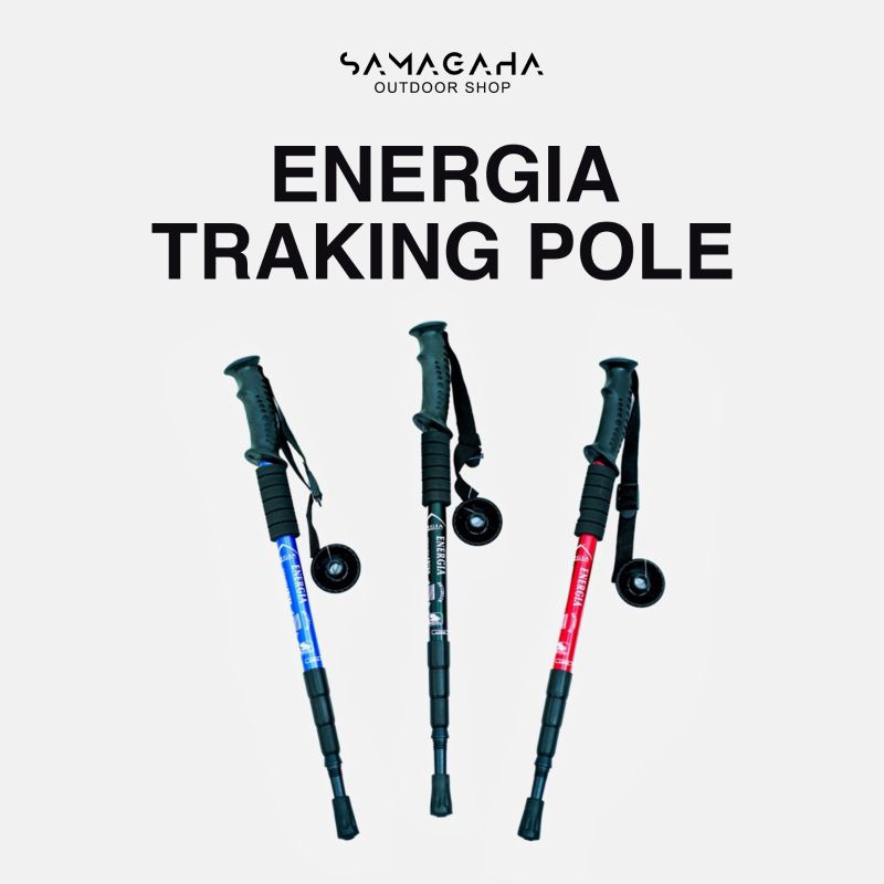 Trekking Pole Energia Anti Shock - Trekking Pole Outdoor - Tracking Pole Ultralight