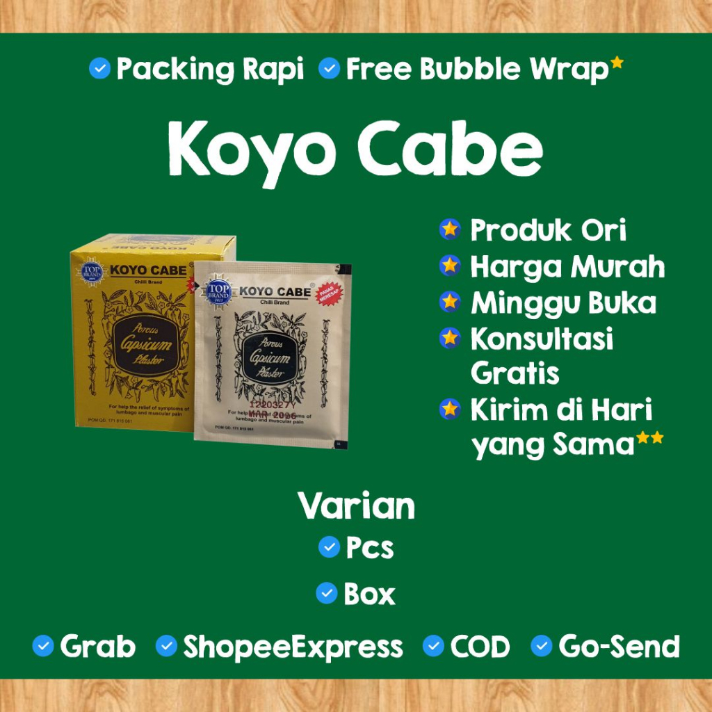 [KOYO CABE] Koyo Cabe Sachet | Koyo Lombok | Koyo Cap Cabe