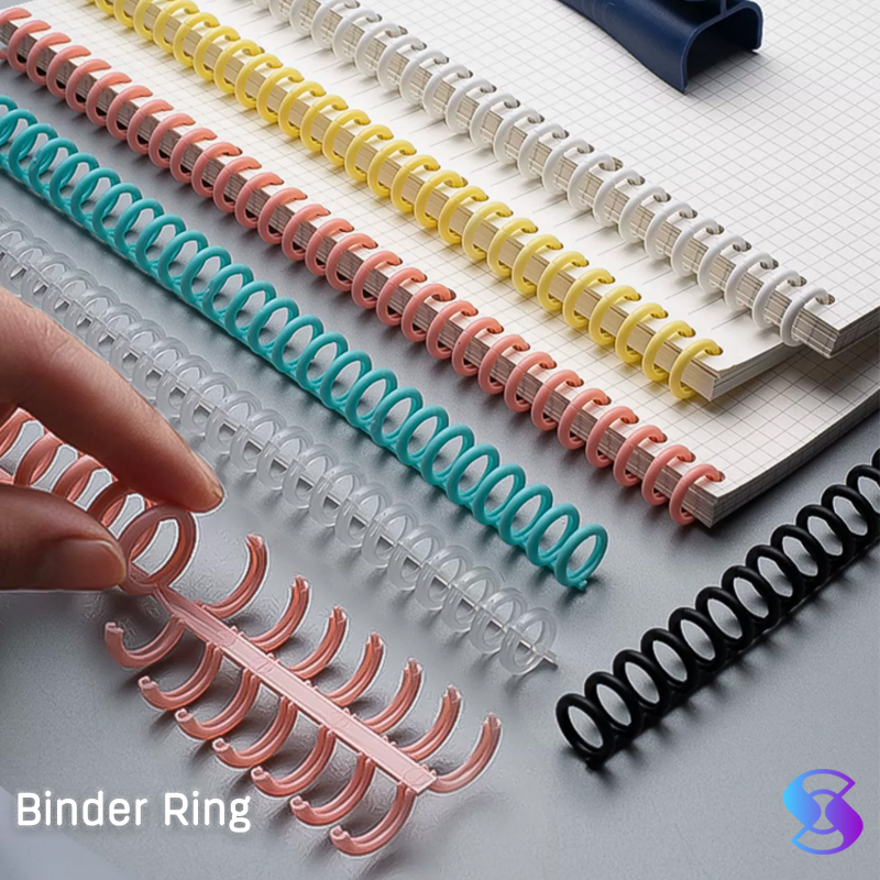 

HARU Ring Binder Plastik Spiral 30 Lubang Untuk Loose-leaf paper A4 B5 A5 A6 A7-Suning Mall