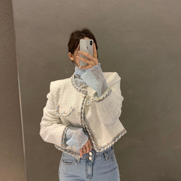 Jacket Wanita Lengan Panjang Kekinian Import Gardigan Wanita Vintage Premium Korean Style Jacket