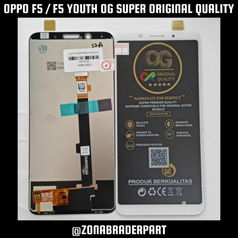 LCD + TS OPPO F5 / F5 YOUTH OG SUPER ORIGINAL QUALITY