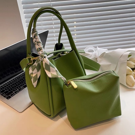 TAS SELEMPANG SLINGBAG SET 2IN1 SYAL CAKEP FASHION IMPORT BAGUS ASLI ORIGINAL KULIT JERUK TEBAL AWET