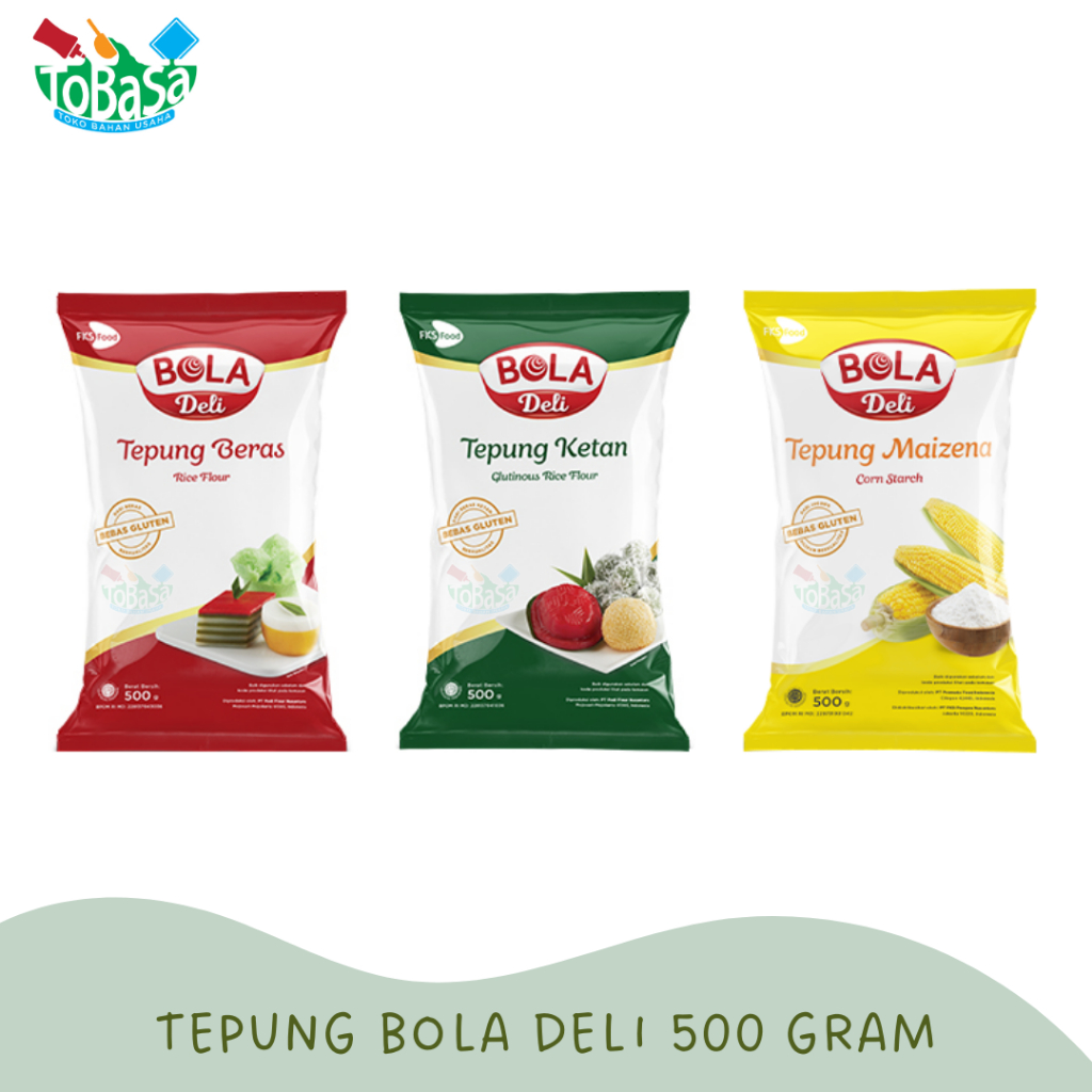 

Bola Deli Tepung Beras / Ketan / Maizena 500 gr