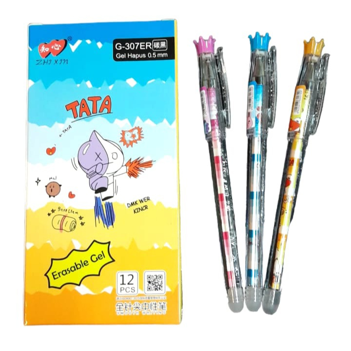 

Pulpen Gel Bisa Hapus Tata 307ER (isi 12)