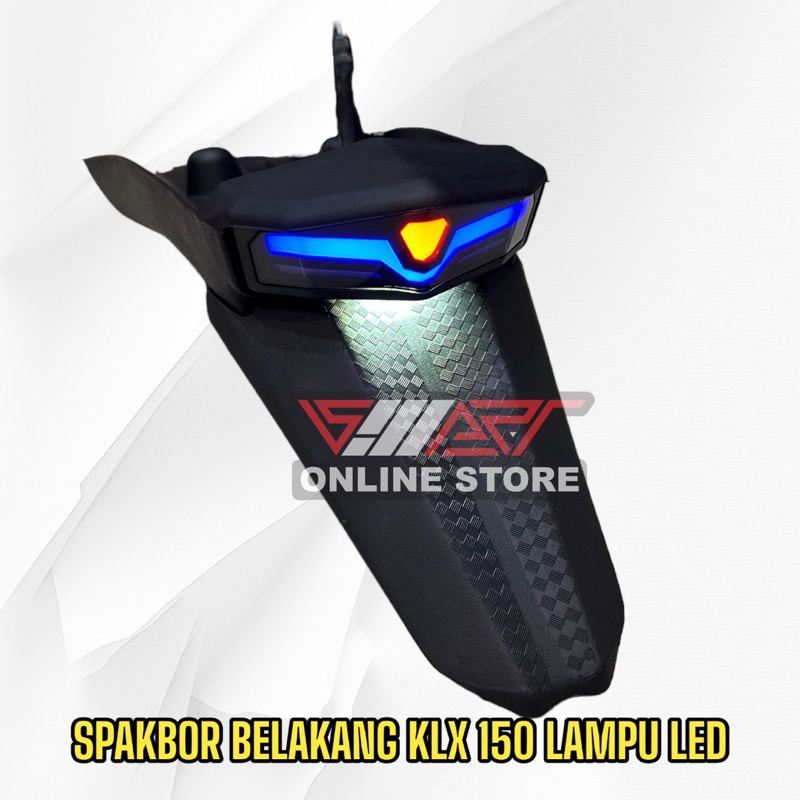 Tahan Lama Spakbor Belakang Klx 150 Lampu Led / Spakbor Belakang Modif Klx Bf 150