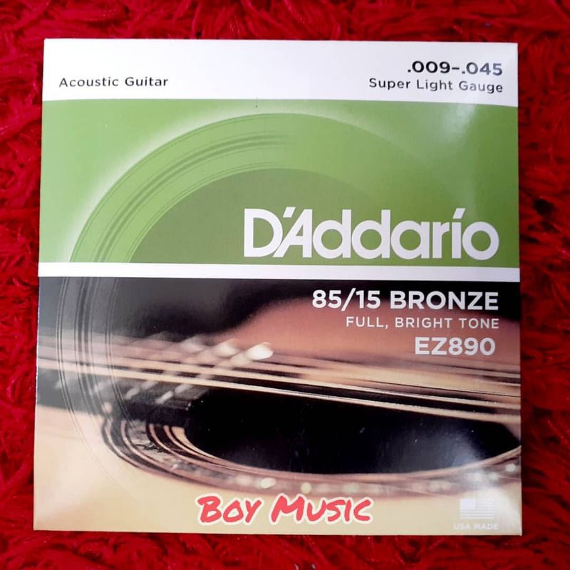 senar D'Addario Akustik impot