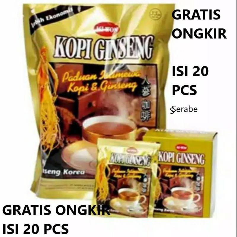 

Miwon Kopi Ginseng Kopi Nikmat Kemasan Pouch isi 20 sachet