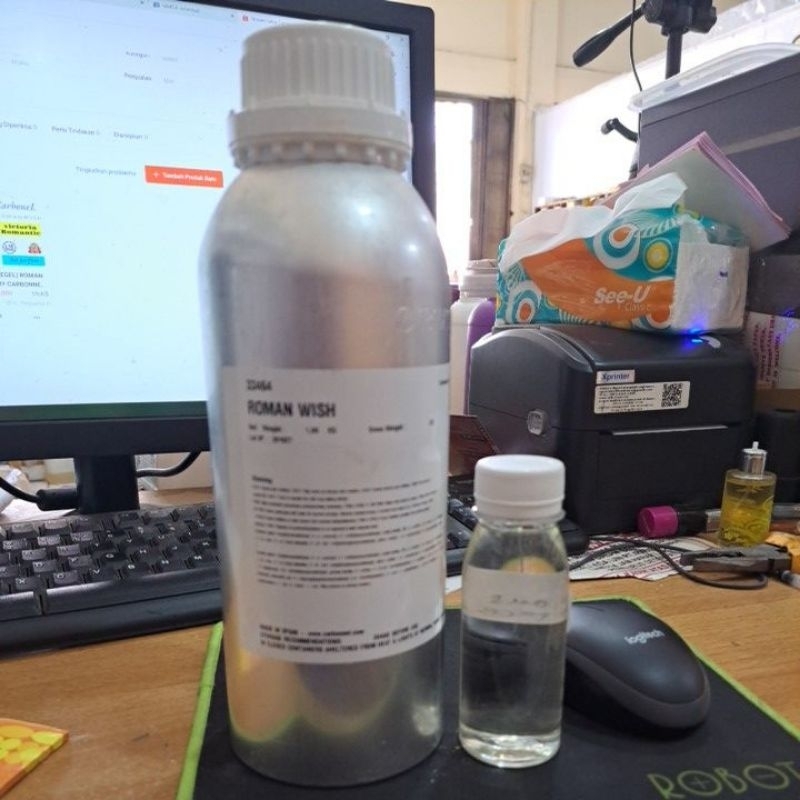 (100gr) roman wish by carbonel repack 100gr vic romantik bibit parfum murni