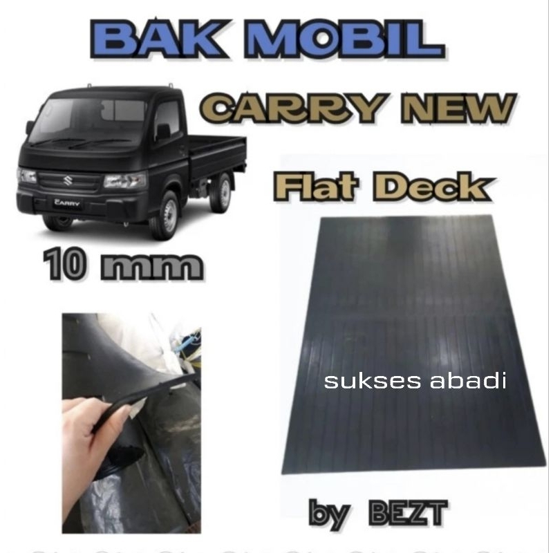 Karpet untuk bak mobil Suzuki New Carry pick up Flat deck tebal 10 ml(TANYA STOK)