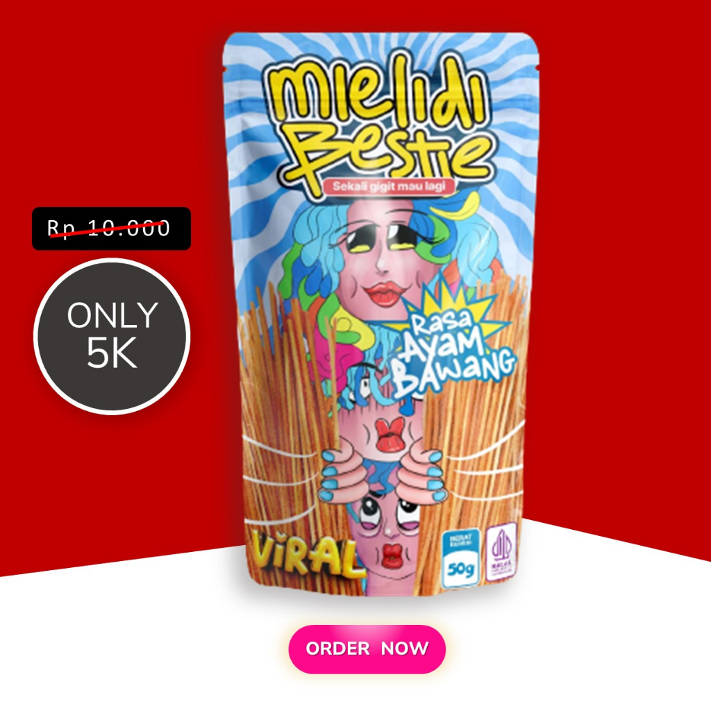 

Cemilan MieLidi Murah Gurih Enak Viral 50g Ayam Bawang
