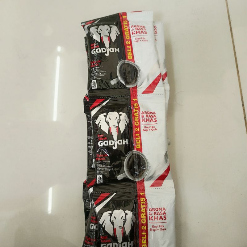 

Kopi Instan Kopi Tubruk Gadjah / Kopi Tubruk Gajah (Kemasan Renceng)
