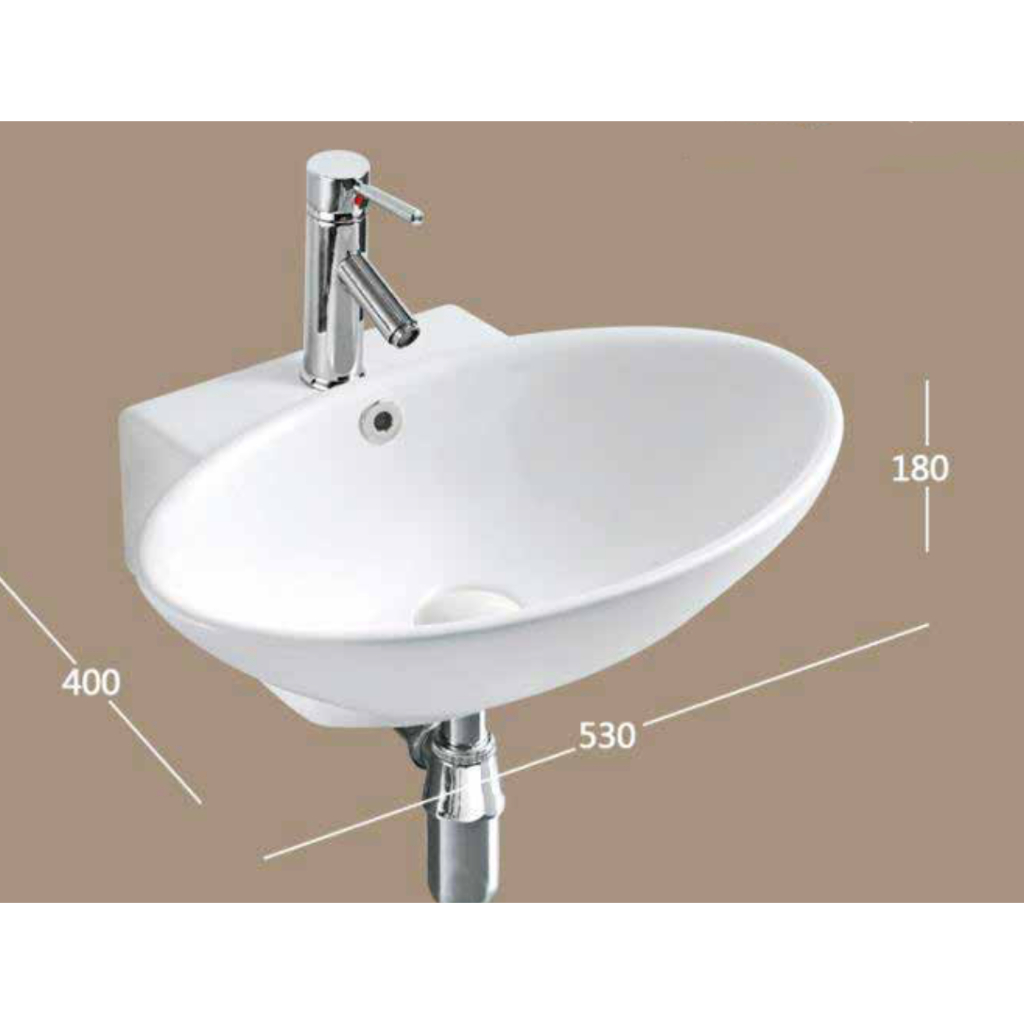 Wastafel Gantung Wikea K59