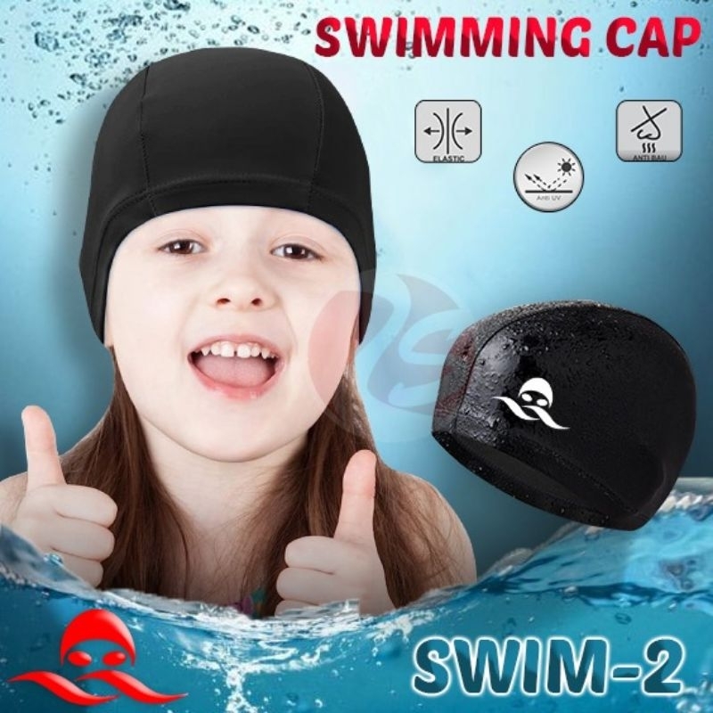 Topi renang anak penutup kepala anak saat renang swimming cap junior