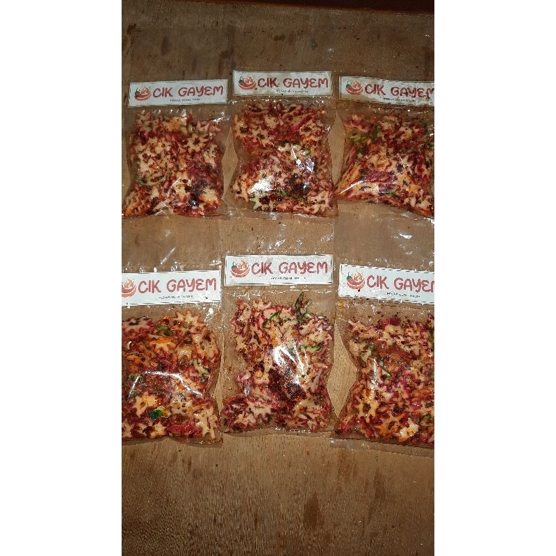 

Sebring Cik Gayem Daun Jeruk 250gr/Cemilan Pedas/Cemilan Nikmat