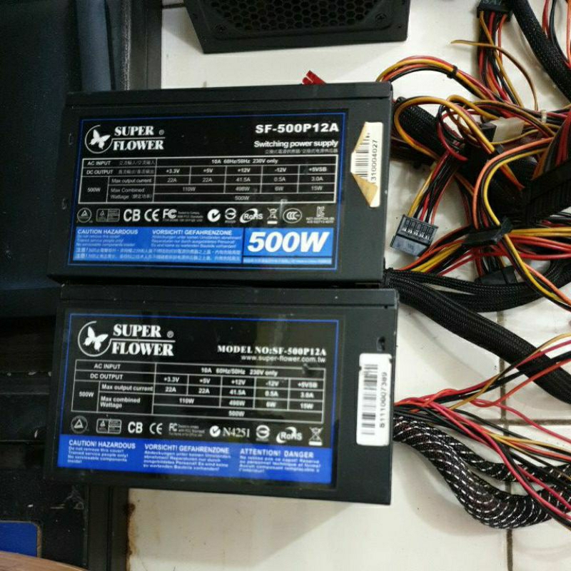Power supply PSU 500watt SUPER FLOWER
