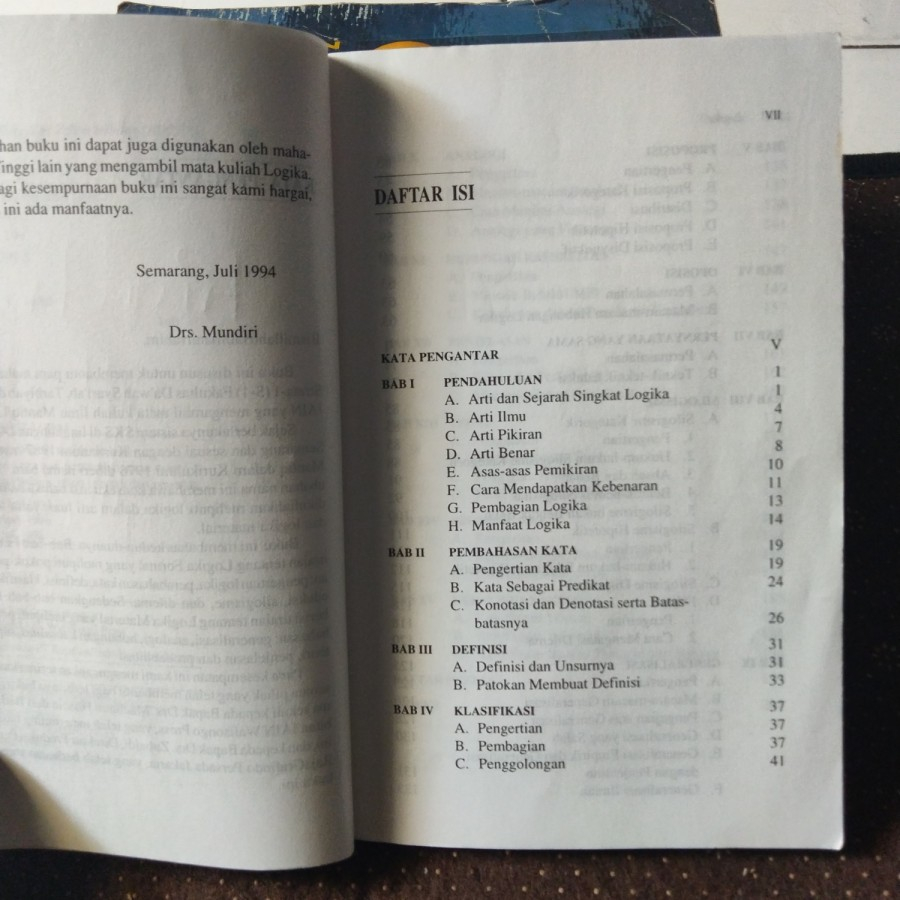 

buku ori LOGIKA Drs. Mundiri.