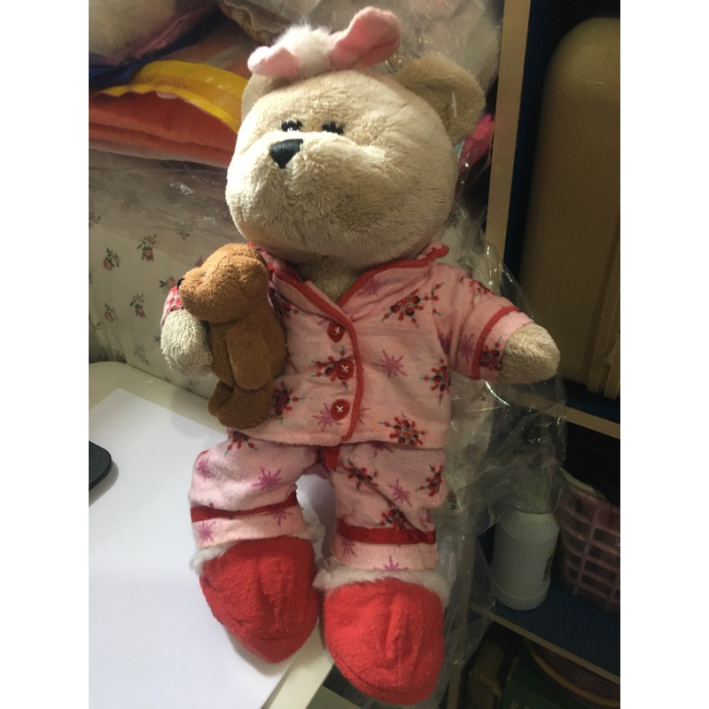 boneka teddy starbucks kostum baju tidur ori