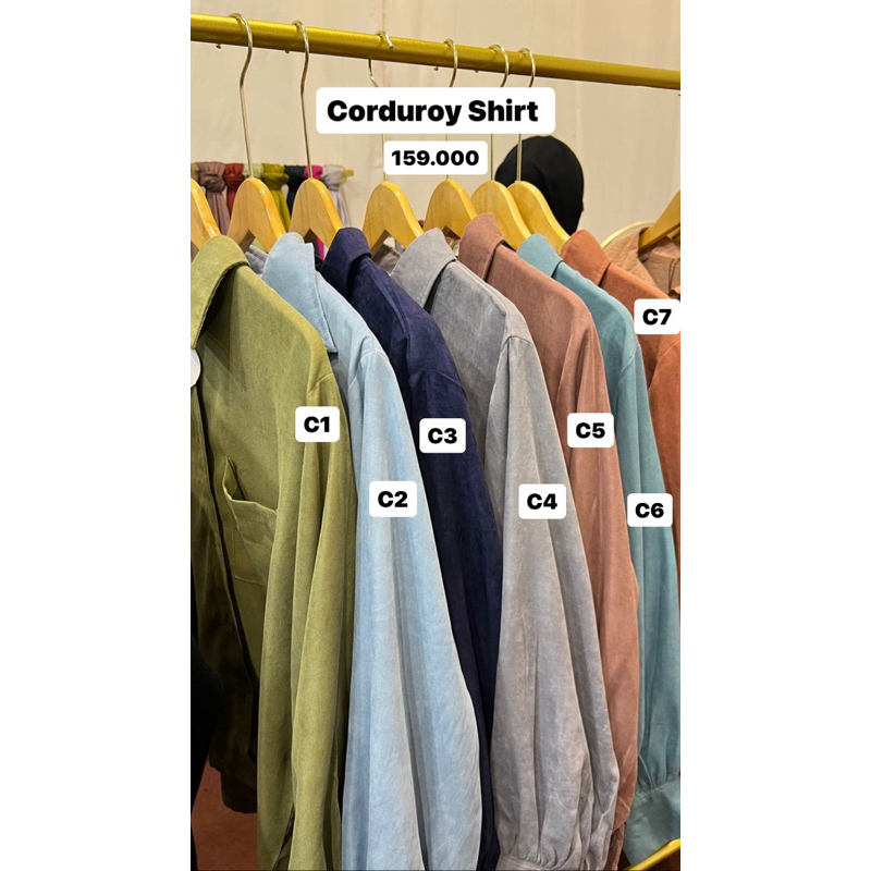 [JASTIP ARASCARF] Corduroy Shirt