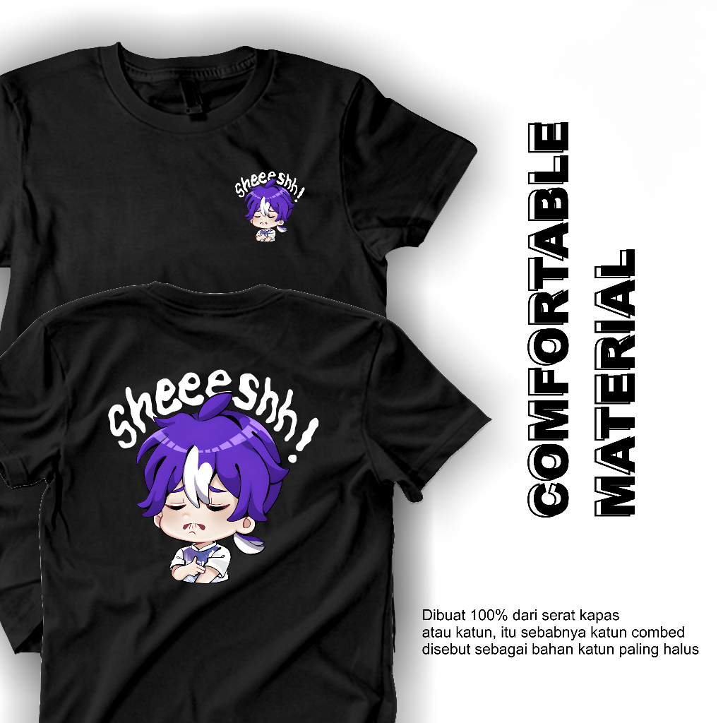 Baju Kaos Emote Mobile Legends Sheeeshh Baju Kaos Distro Pria Wanita Viral Terbaru Kekinian