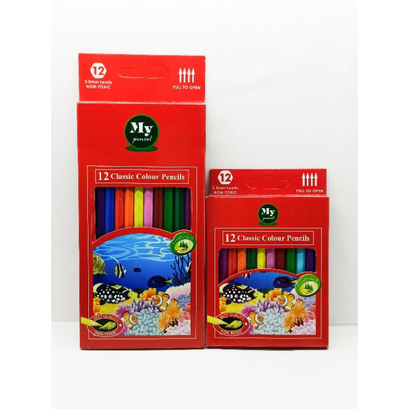 

PENSIL WARNA MURAH MY PENCIL 12 WARNA PANJANG DAN PENDEK