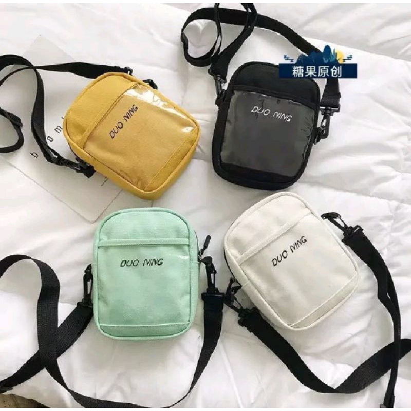 NF Duo ning - Slingbag tas selampang fashion wanita korean style