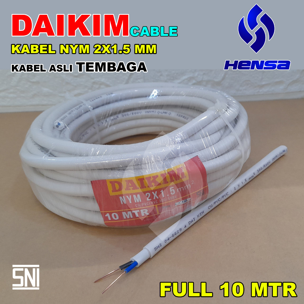 DAIKIM KABEL NYM 2X1.5/KABEL LISTRIK 2X1.5
