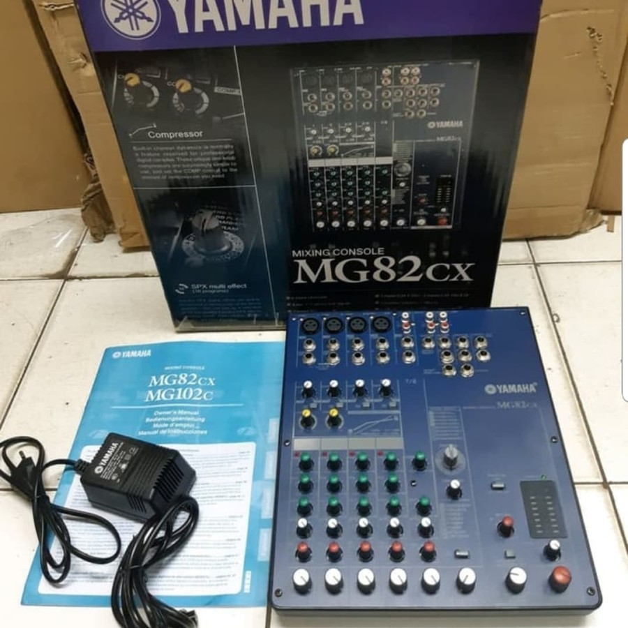 MIXER YAMAHA MG82CX MIXER 8 CHANNEL MG82 CX MG 82 CX