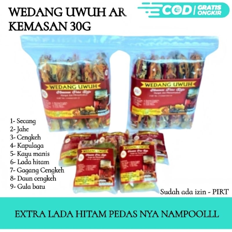 

[GROSIR] WEDANG UWUH AR KEMASAN BESAR + CAP