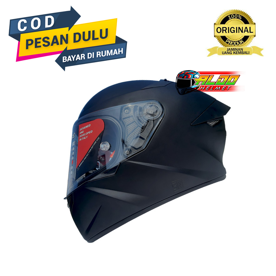 KYT TT COURSE original / KYT TT course / HELM KYT TTC solid BLACK DOFF
