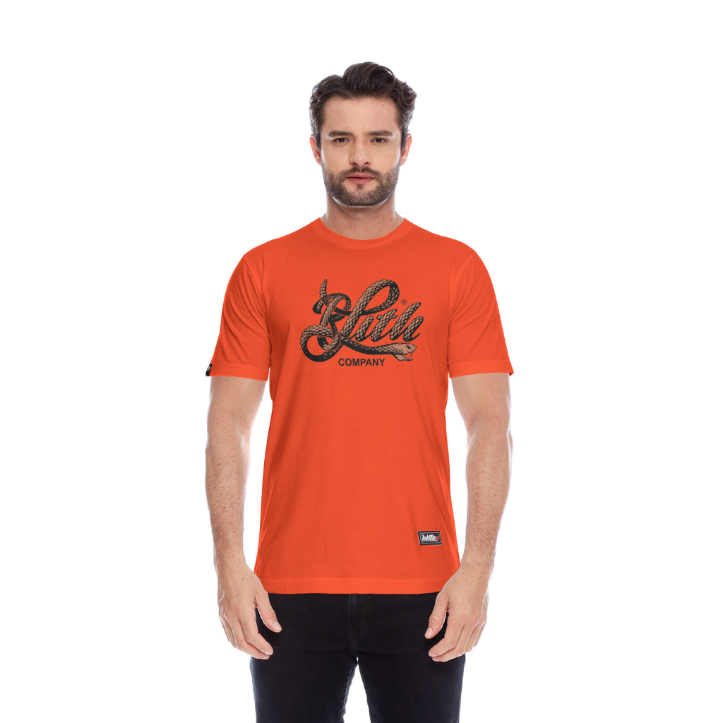 BLITH - Kaos Merah Bata Basic Simple Bahan Tebal katun Combed 24s