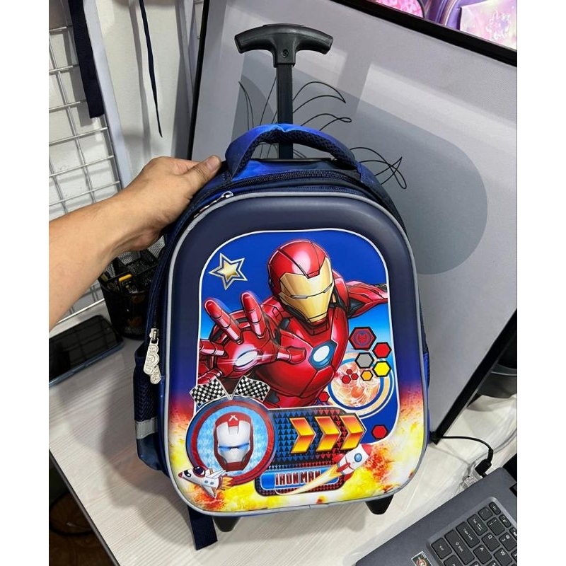 Tas Troli Roda Anak Ukuran Tk Import