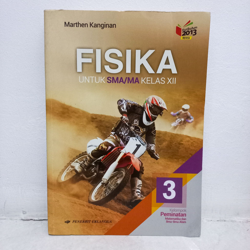 Buku Paket Cetak Pelajaran Fisika Kelompok Peminatan Kelas 12 Penerbit Erlangga Kurikulum 2013 Edisi