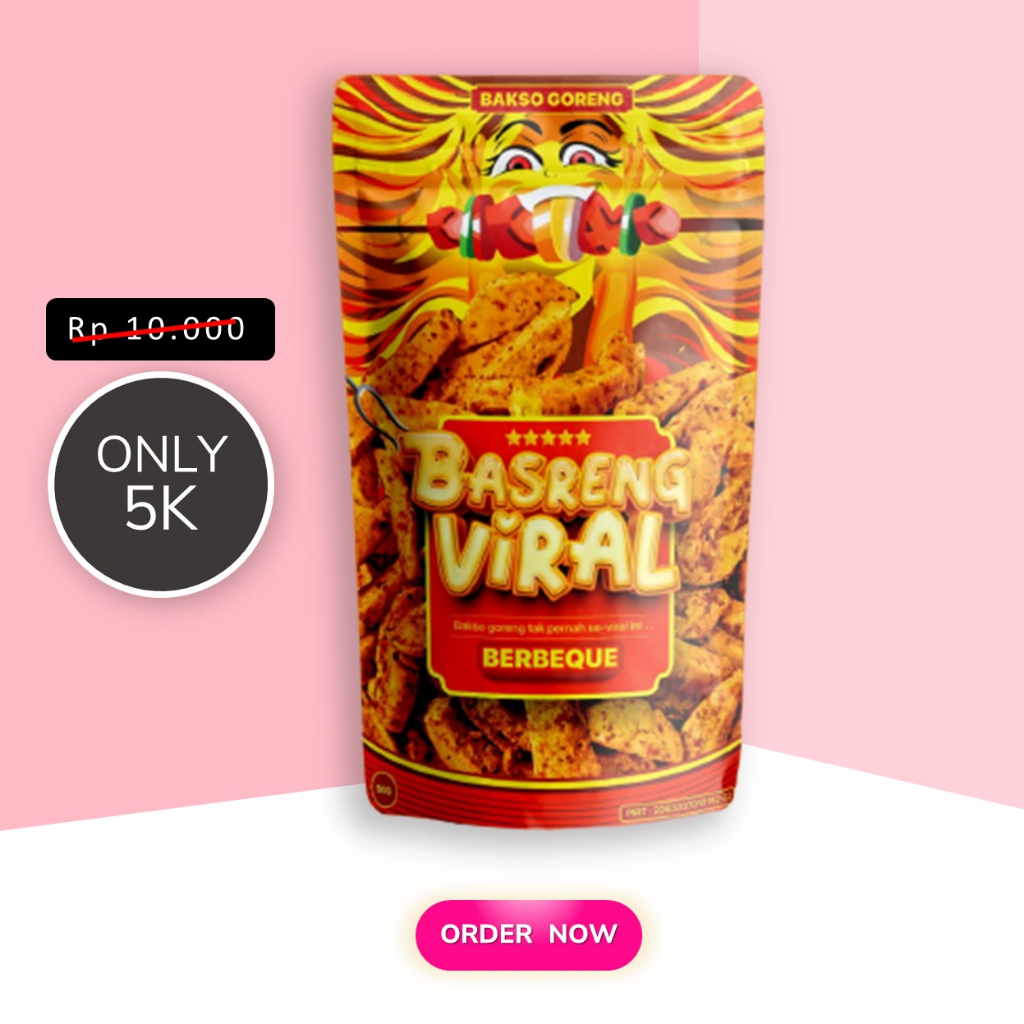 

Basreng Viral Enak Murah BERBEQUE 50g