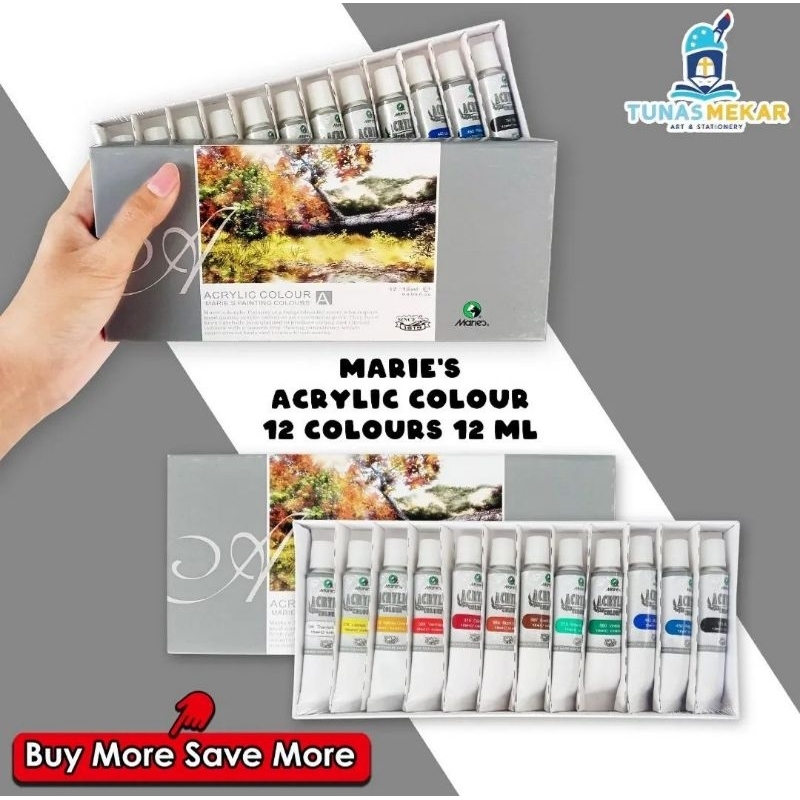

Maries Cat Acrylic Set 12CLR 812B