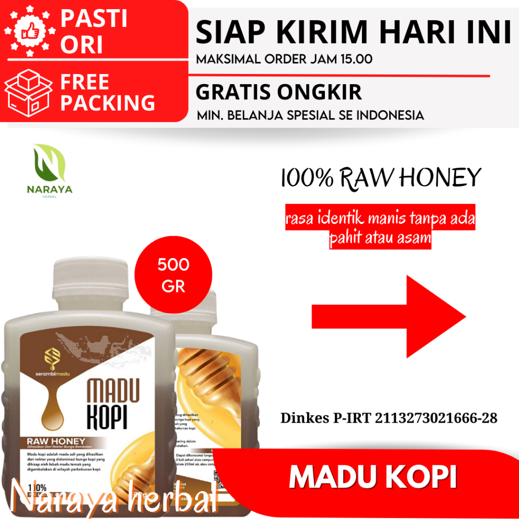 

Madu Kopi Tanpa Campuran Madu Murni Raw Honey Madu Asli