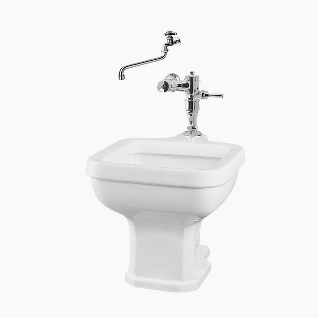 Slop Sink Toto SK 33 Full Set / Spoel Hoek Toto SK33 Keran