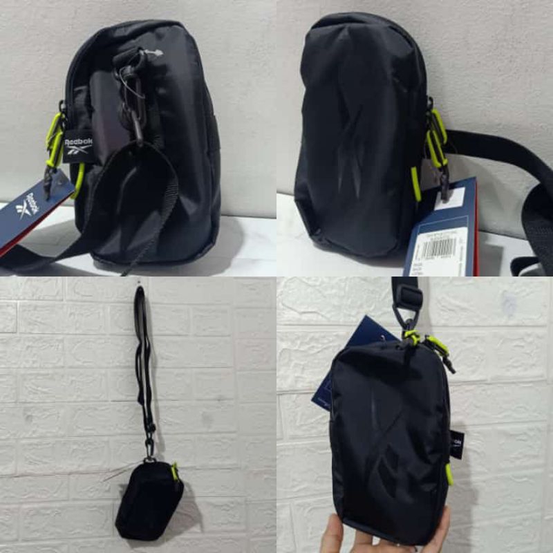Tas  slempang kecil Reebok Unisex Tech Style Black Original