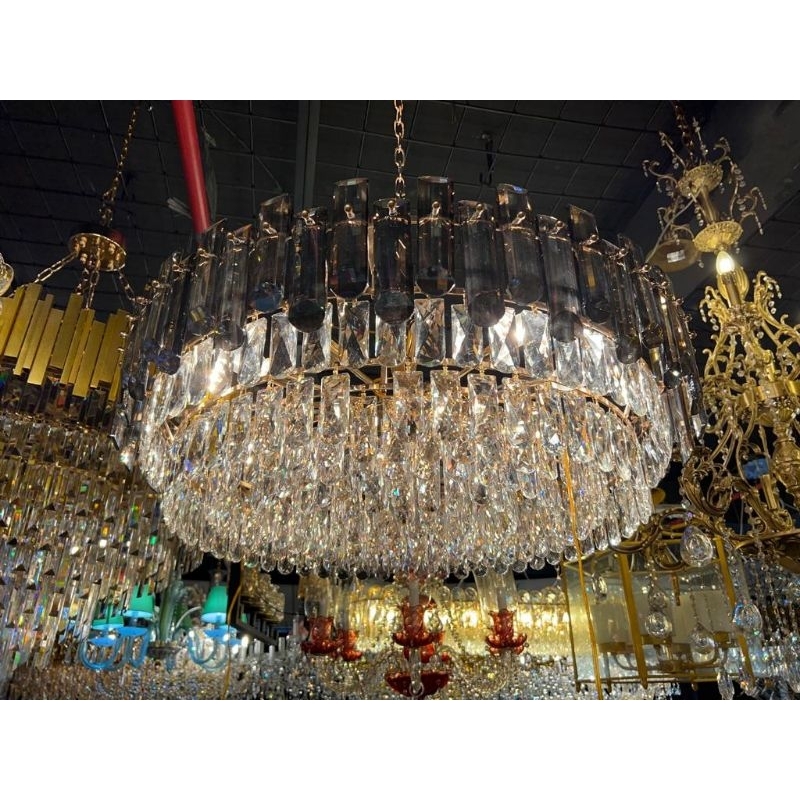 Lampu Hias Gantung Crystal Bulat