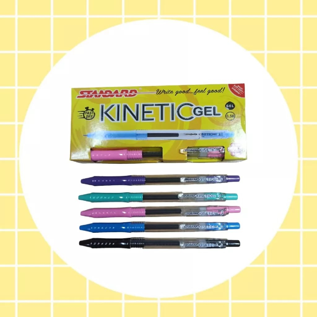 

tandard Pen - Kinetic Gel 0.38 Pulpen Cetekan ( Pulpen, Ballpoint, Pena, Alat Tulis)