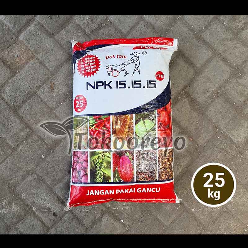 PUPUK PAK TANI NPK 15 15 15 TE BERAT 25 KG KP VIA CARGO