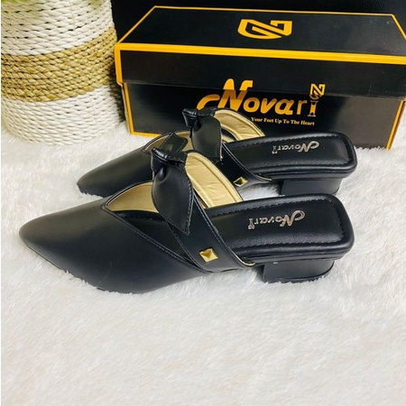 Sandal Hak Tahu 3cm Wanita Terbaru / Sendal Kerja Selop Kekinian