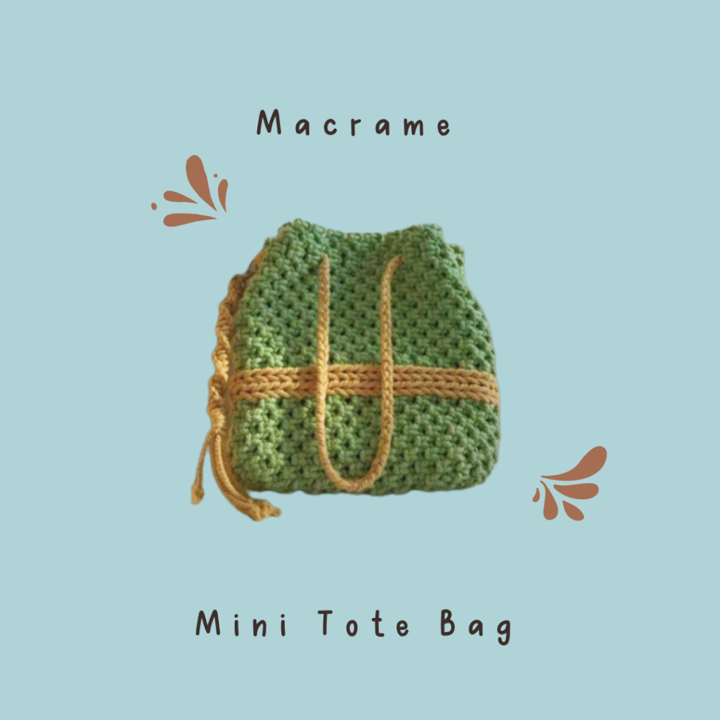 Macrame Mini Tote Bag / Tas Macrame / Tote Bag Macrame